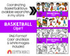 Basketball Clipart - Playing Basketball Clipart - Watching Basketball - Basketball Girls