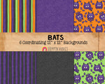 Bat ClipArt - Cute Bat Clipart - Vampire Bats - Flying Bats - Bat Patterns - Commercial Use PNG