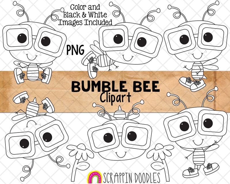 Bumble Bee ClipArt Bundle