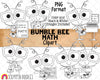 Bumble Bee Math ClipArt - Commercial Use - Sublimation - Hand Drawn PNG