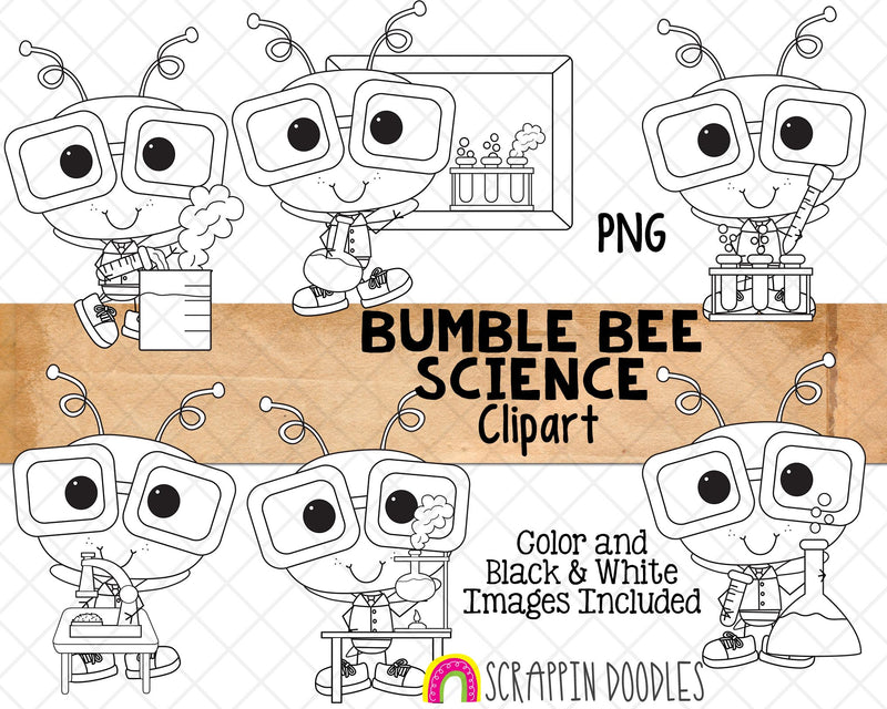 Bumble Bee ClipArt Bundle