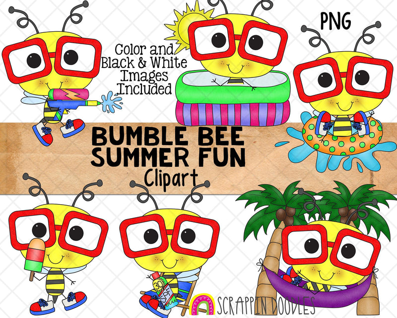 Bumble Bee ClipArt Bundle