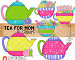 Tea & Cookies for Mom - Candy Mugs - Mothers Day Tea - Sublimation - Commercial Use - PNG