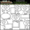 Chalkboard Owls