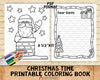 Christmas Time Coloring Book - Kids Coloring Pages - Printable PDF