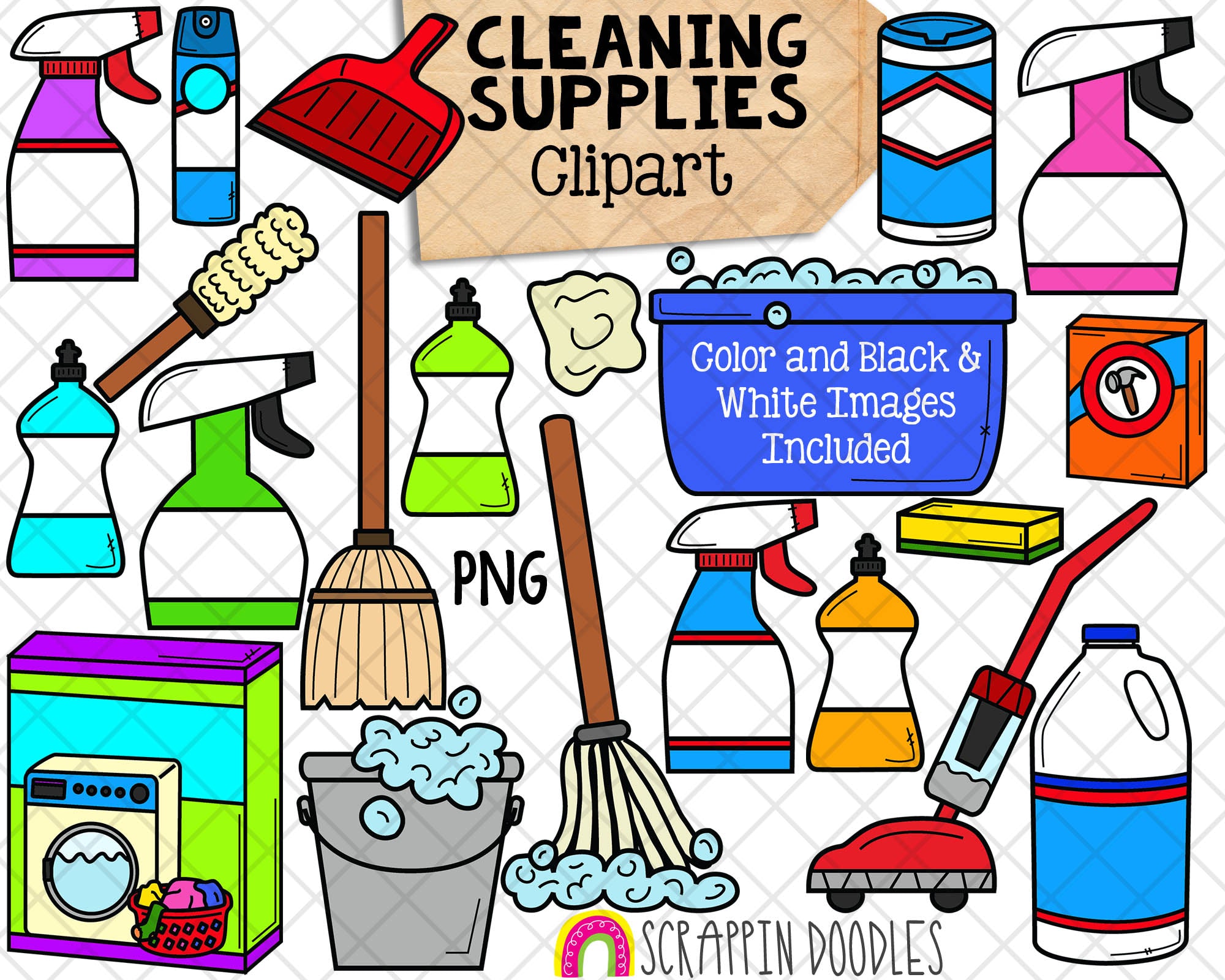Cleaning Product Clipart at Nate Davidson blog