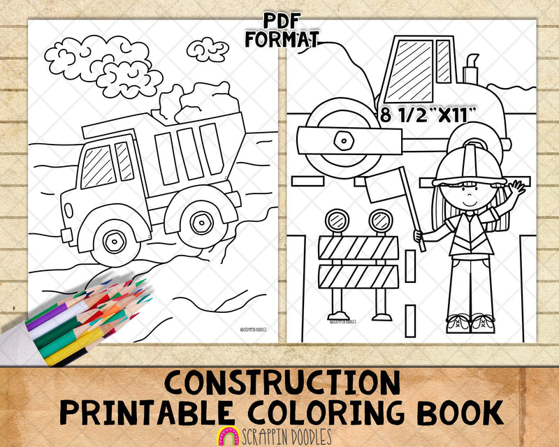 Winter Coloring Pages – Scrappin Doodles