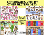 Cowgirl ClipArt - Cowgirls - Western ClipArt - Wild West Clipart - Southwest ClipArt - CowGirl Riding Horse ClipArt - Wanted Poster