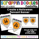 Create a Halloween Pennant Banner Craft
