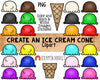 Create an Ice Cream Cone ClipArt - IceCream ClipArt - Ice Cream Scoop - Commercial Use PNG Clip Art