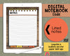 Digital Planner - Elodie Digital Notebook - iPad Planner - Hyperlinked Planner - Goodnotes Planner - Doodle Notebook
