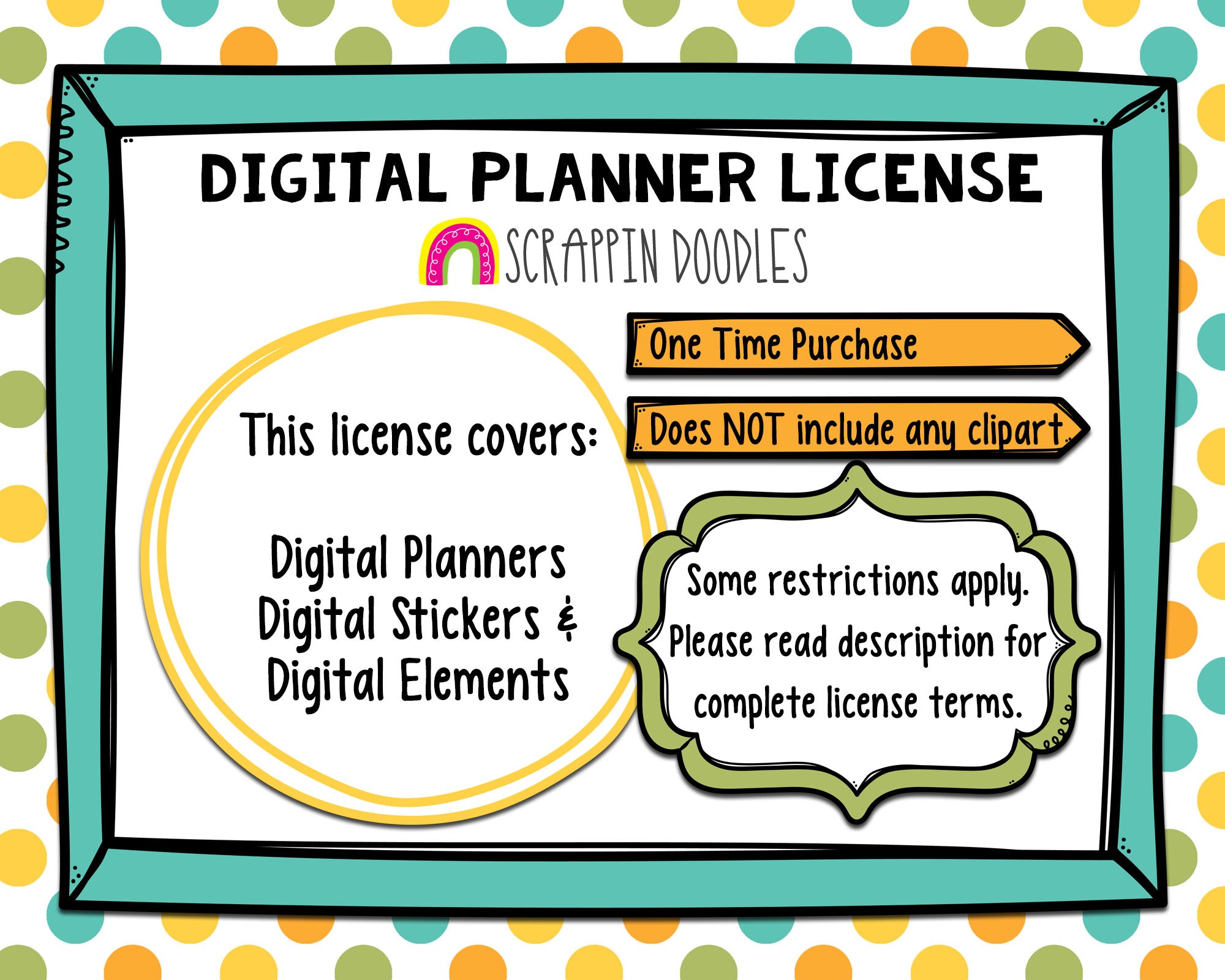 Digital Planner License – Scrappin Doodles