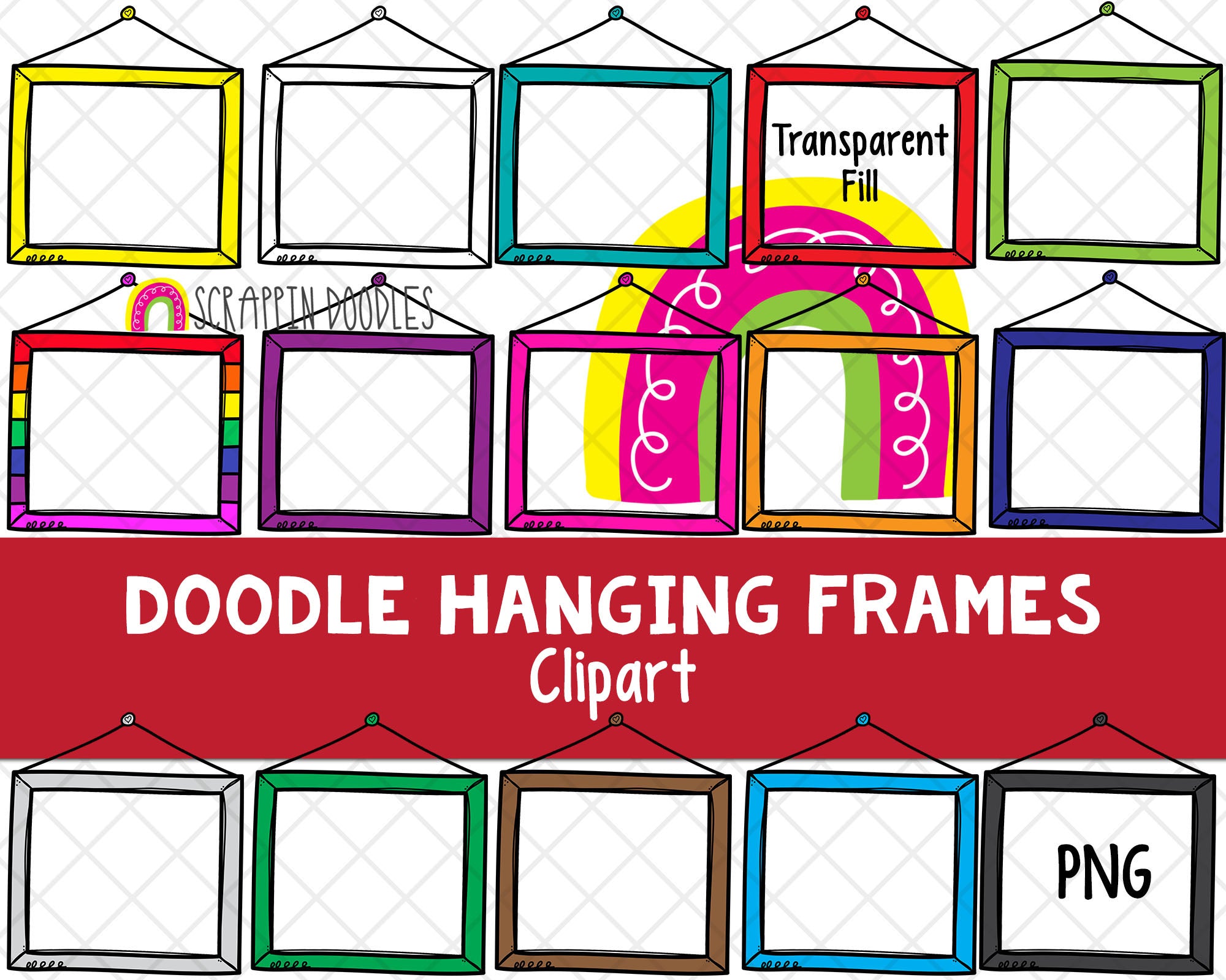 Tinggian Frame Hanging Doodle Frames