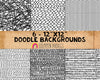 Doodle Cover Creator - Hand Doodled Backgrounds - Commercial Use PNG