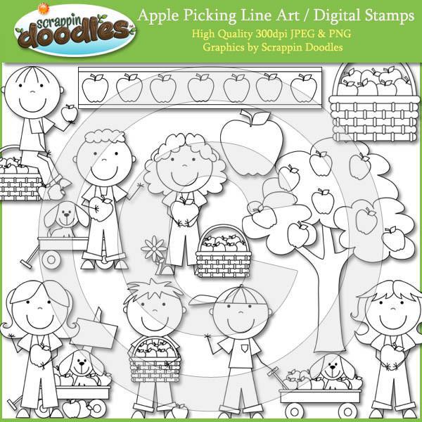 Apple Orchard Kids - Apple Tree Clip Art Download