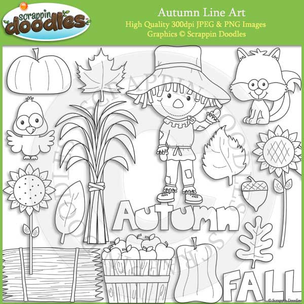Autumn - Fall Seasonal Clip Art
