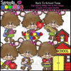 Back To School Tessa - Cute Bear Clip Art