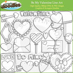 Be My Valentine - Valentine's Day Clip Art