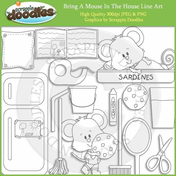 Bring A Mouse In The House Clip Art