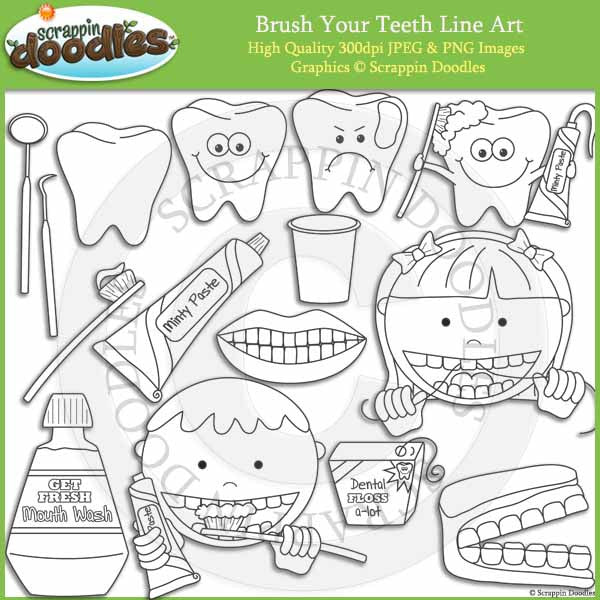 tooth brush clip art