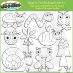 Bugs In The Backyard - Cute Insect Clip Art