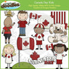 Canada Day Kids Clip Art Download