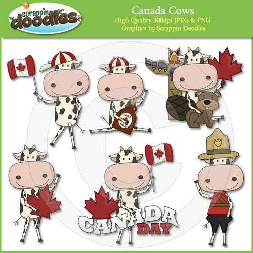 Canada Cows Clip Art Download