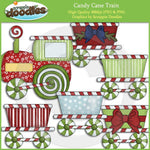 Candy Cane Train Clip Art Download