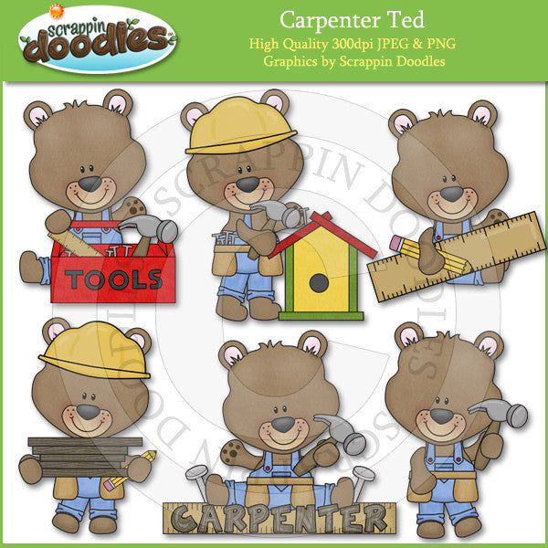 Carpenter Ted Clip Art Download