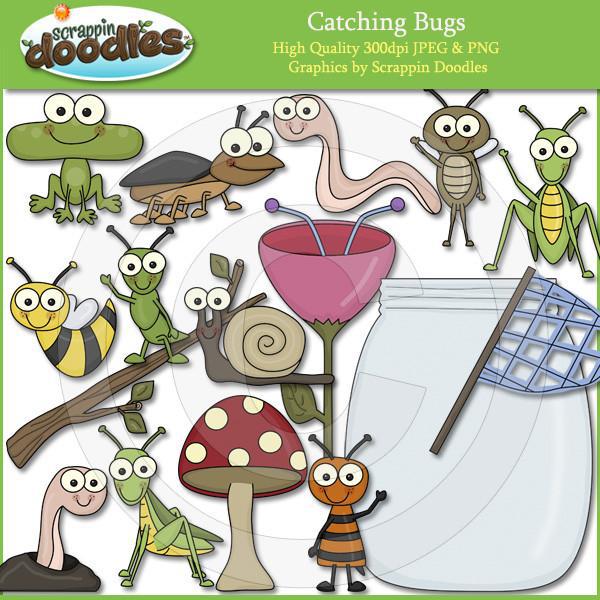 Catching Bugs Clip Art Download