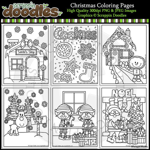 Free Christmas Coloring Pages FREEbie