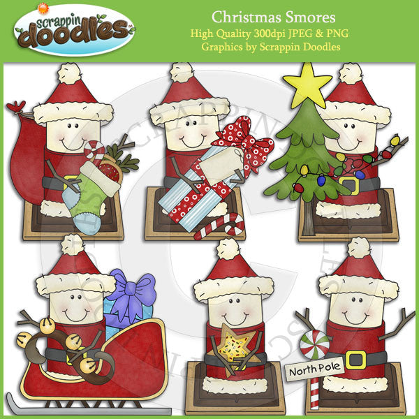 Christmas Smores Clip Art Download