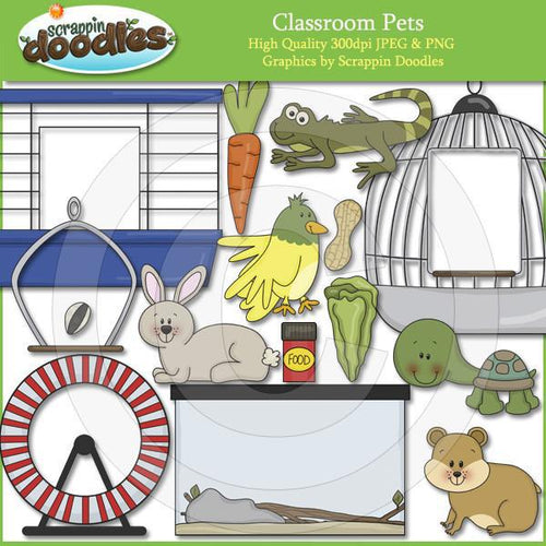 Classroom Pets Clip Art Download