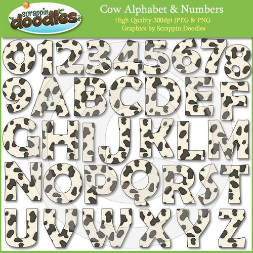 Cow Alpha & Numbers Download