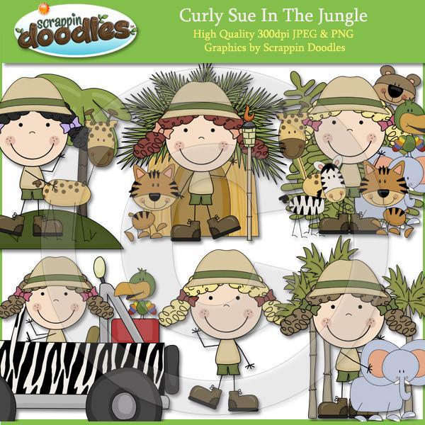 Curly Sue In The Jungle Clip Art Download
