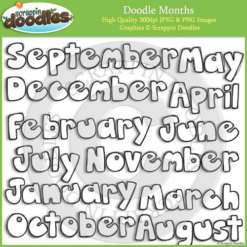 Doodle Months
