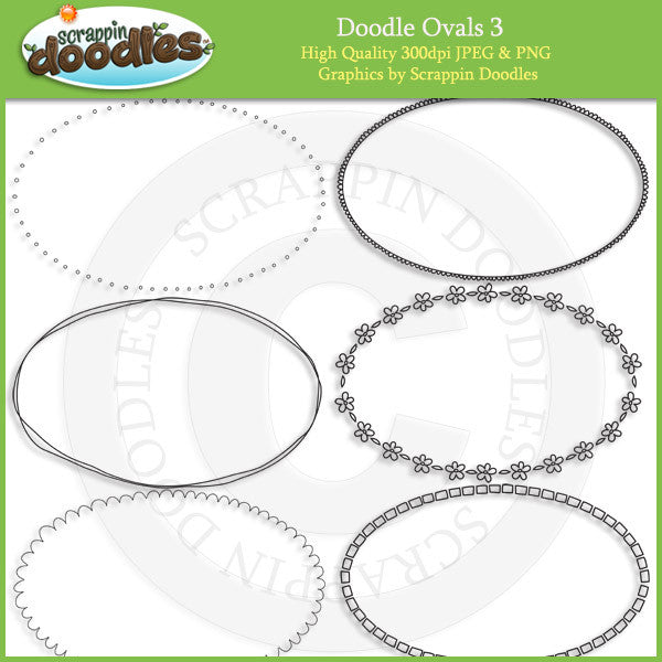 Doodle Ovals Bundle