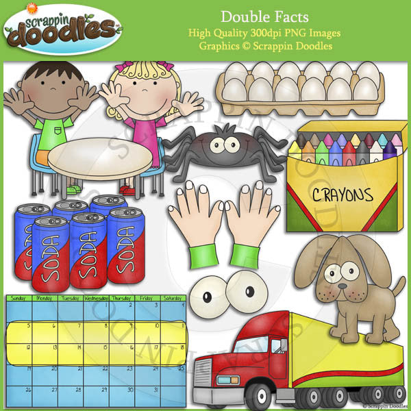 Doubles Fact Clip Art Download