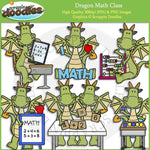 Dragon Math Class Clip Art
