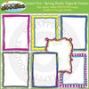 Easter Fun / Spring 8 1/2 x 11 Ready Pages
