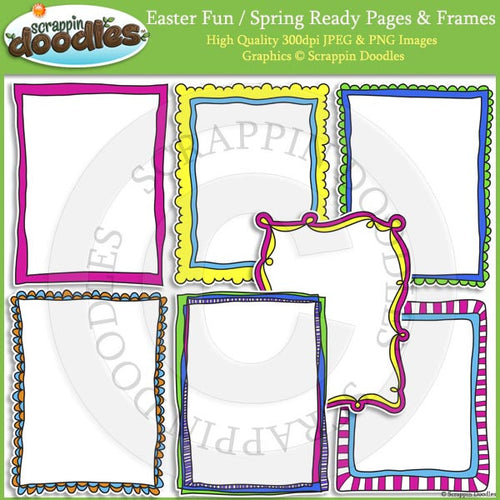 Easter Fun / Spring 8 1/2 x 11 Ready Pages