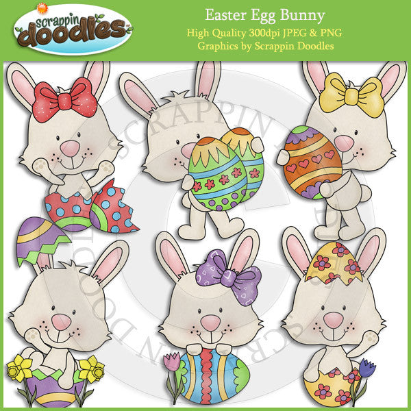 Easter Egg Bunny Clip Art Download