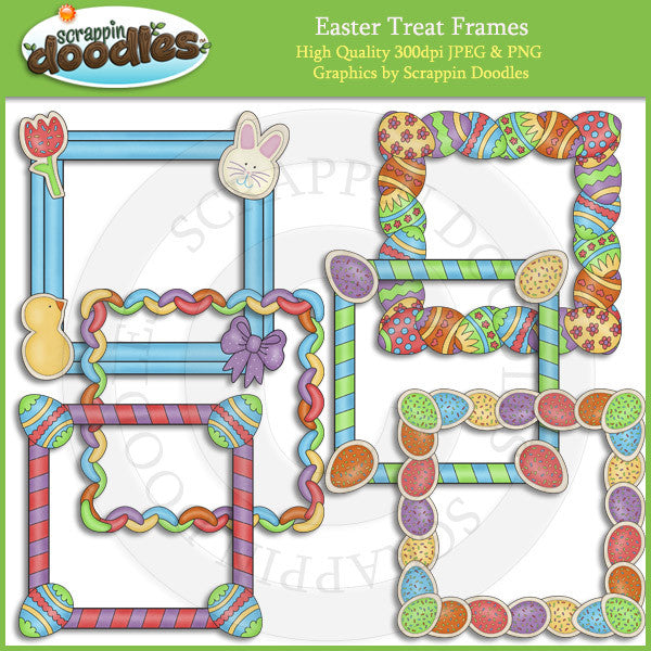 Easter Treat Frames Clip Art Download