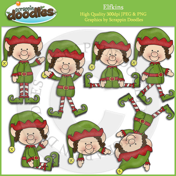 Elfkins Clip Art Download