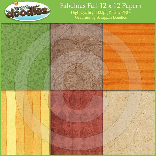 Fabulous Fall 12x12 Papers Download