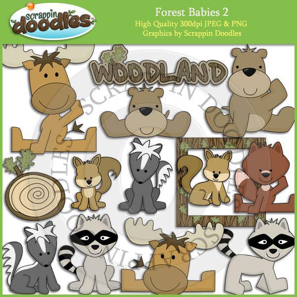 Forest Babies 2 Clip Art Download