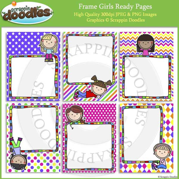 Frame Boys & Girls 8 1/2 x 11 Ready Pages