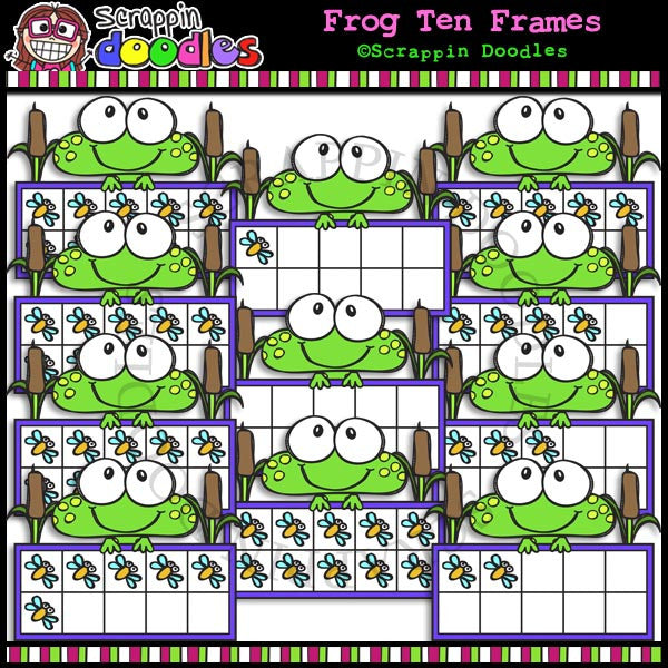 Frog Ten Frames
