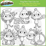 Frog New Year Clip Art