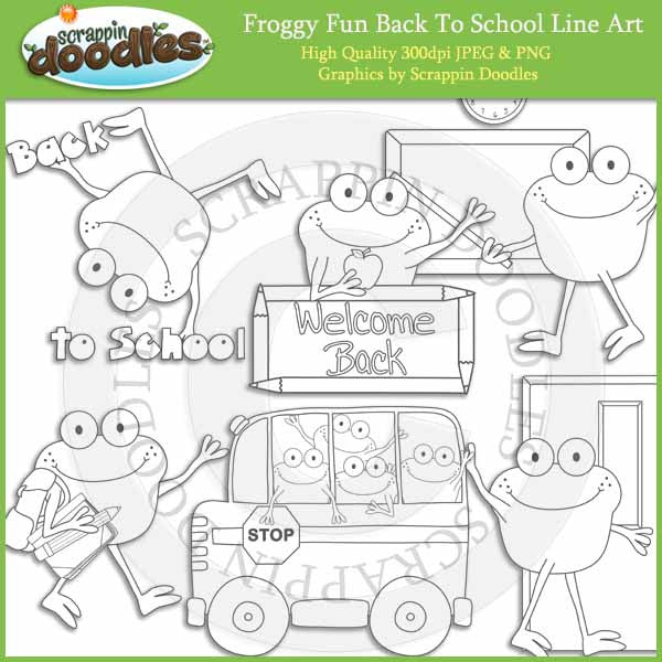 Froggy Fun Back To School